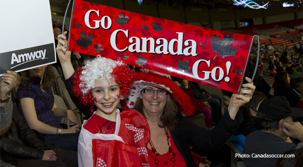 Canadian national team supporters